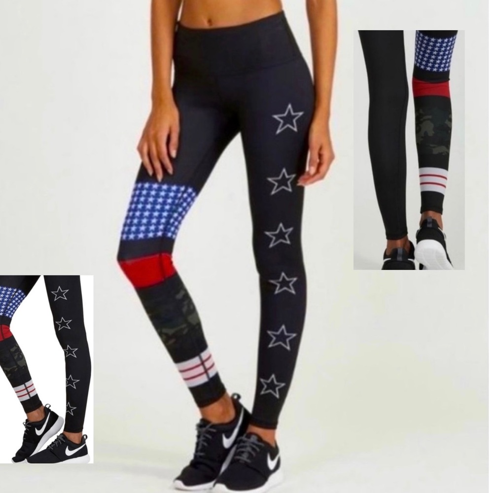 SOLD NOLI REBEL Stars & Stripes Legging Sz XS